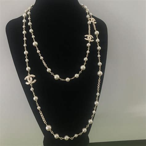 chanel chain etsy|chanel long chain necklace.